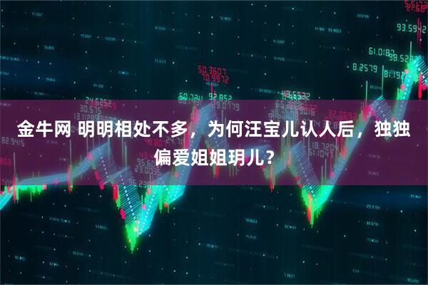 金牛网 明明相处不多，为何汪宝儿认人后，独独偏爱姐姐玥儿？